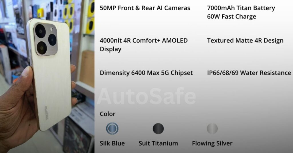Realme 15T 5G का पावरफुल Processor 6nm MediaTek Dimensity 6400 Max SoC, Octa-Core देगा टक्कर जानें Specification