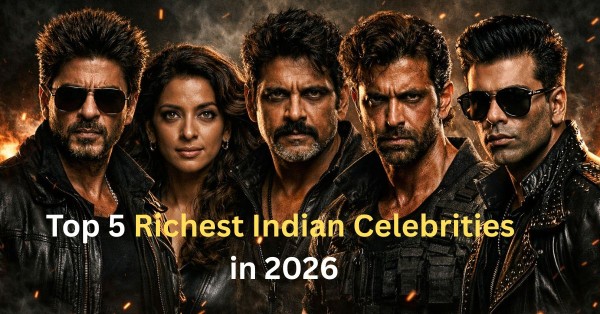 Top 5 Richest Indian Celebrities in 2026 List