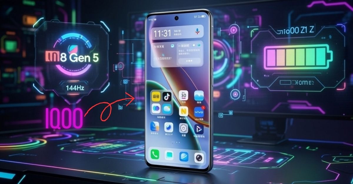 iQOO Z11 Turbo Gaming Performance और Specifications: 7600mAh बैटरी, Snapdragon 8 Gen 5 और 144Hz डिस्प्ले के साथ नया गेमिंग किंग