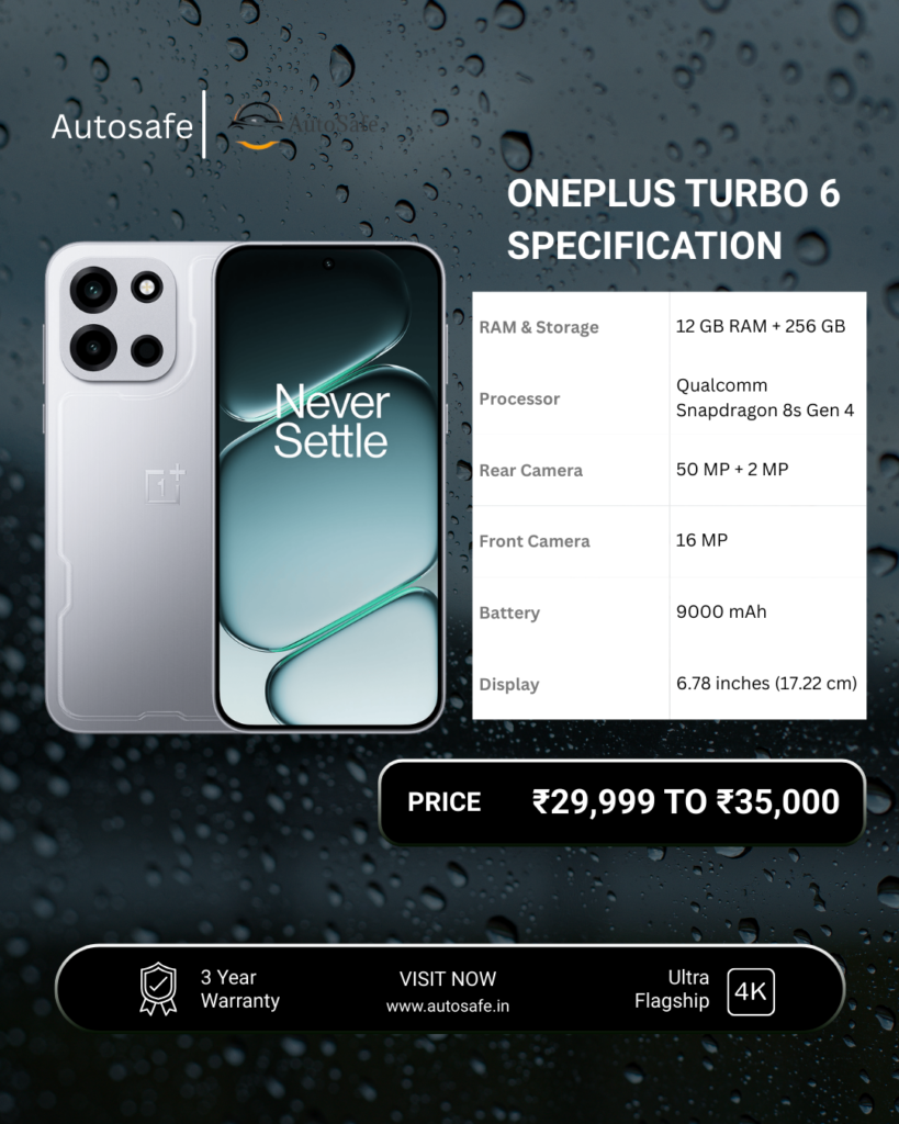 OnePlus Turbo 6 Specifications