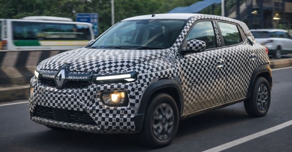 Renault Kwid Facelift Spied on Test